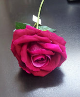 Fir Trandafir artificial material textil fucsia 50cm